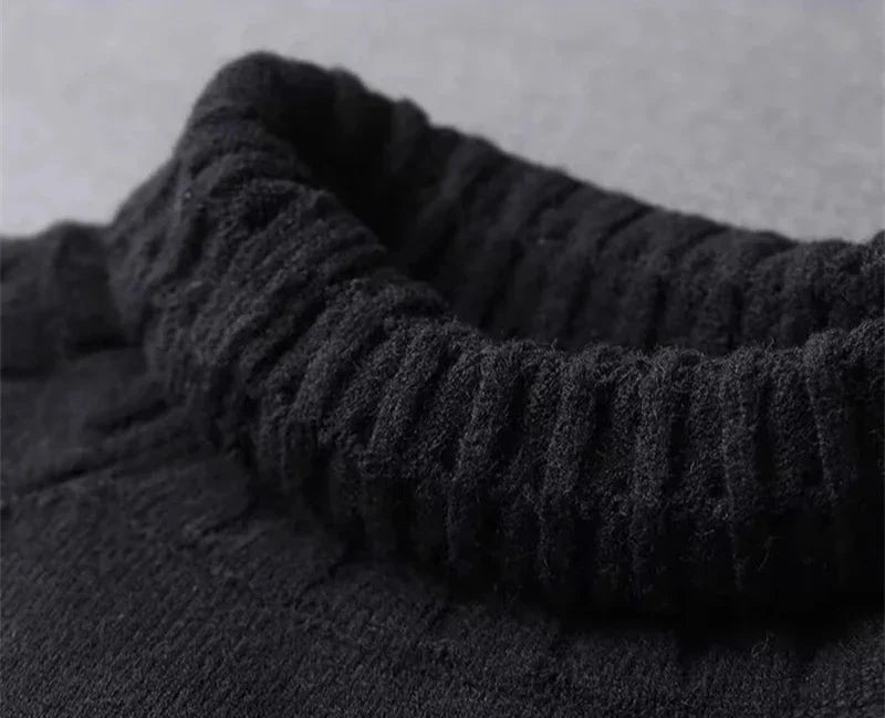 Emmy | Patchwork-Rollkragenpullover