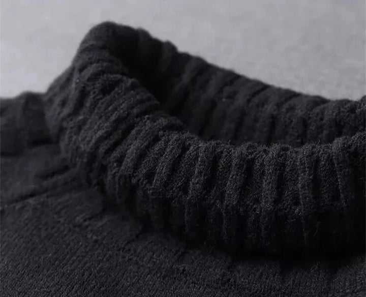 Emmy | Patchwork-Rollkragenpullover