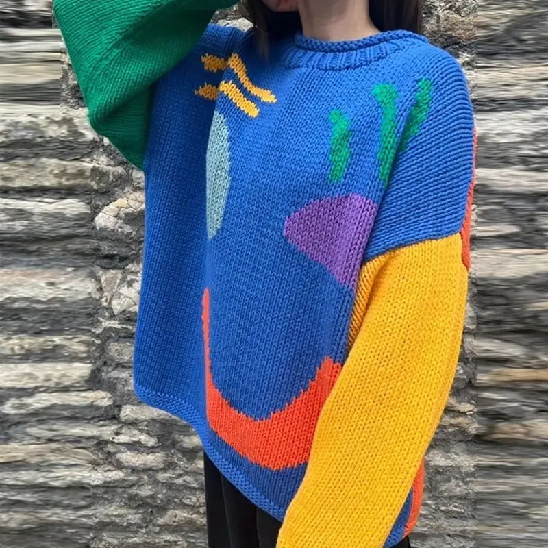 Sandy | Übergroßer Boho-Pullover