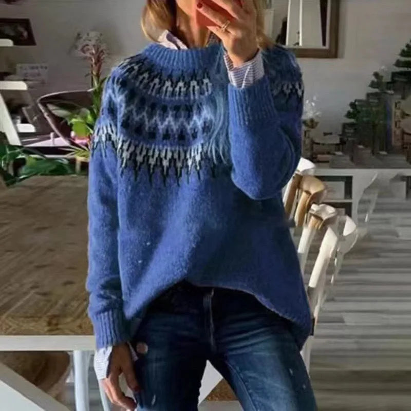 MODA | Damen-Colorblock-Pullover