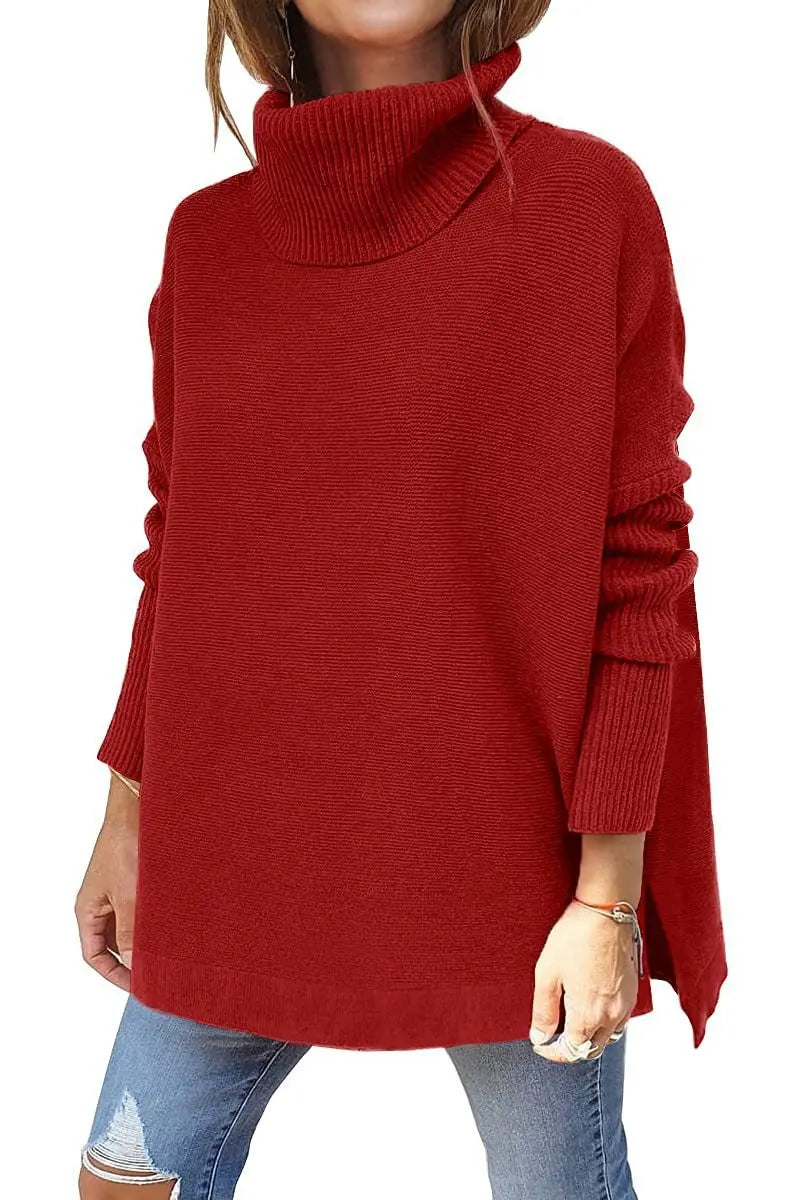 Demi | Strickpullover mit hohem Kragen
