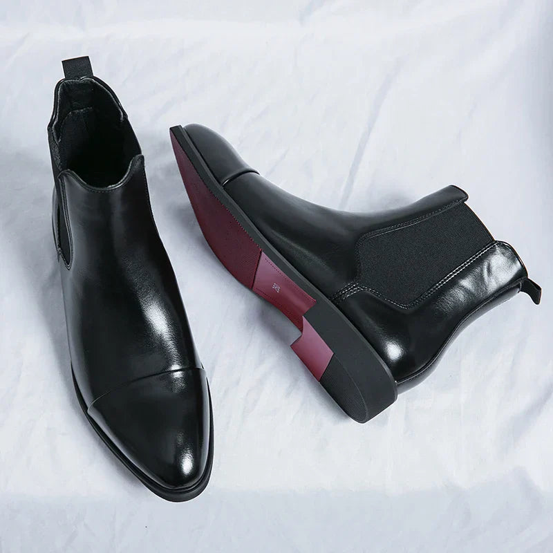Chelsea | Luxus Vegane Leder-Stiefeletten für Herren