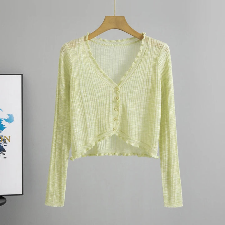 Margrit | Leichts Sommer-Cardigan mit V-Ausschnitt für Froue