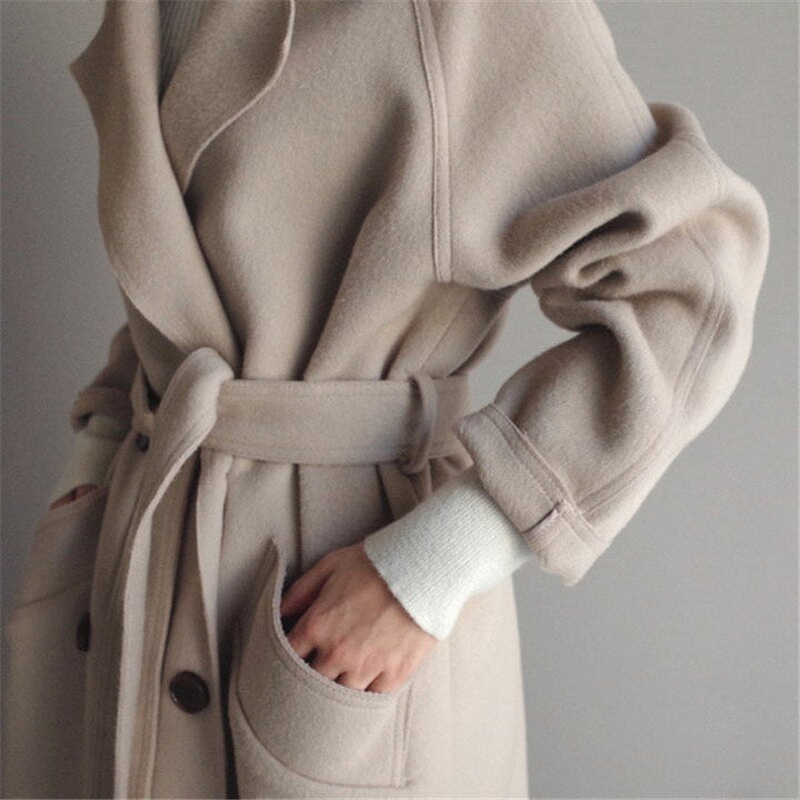 Laure | Eleganter langer Mantel