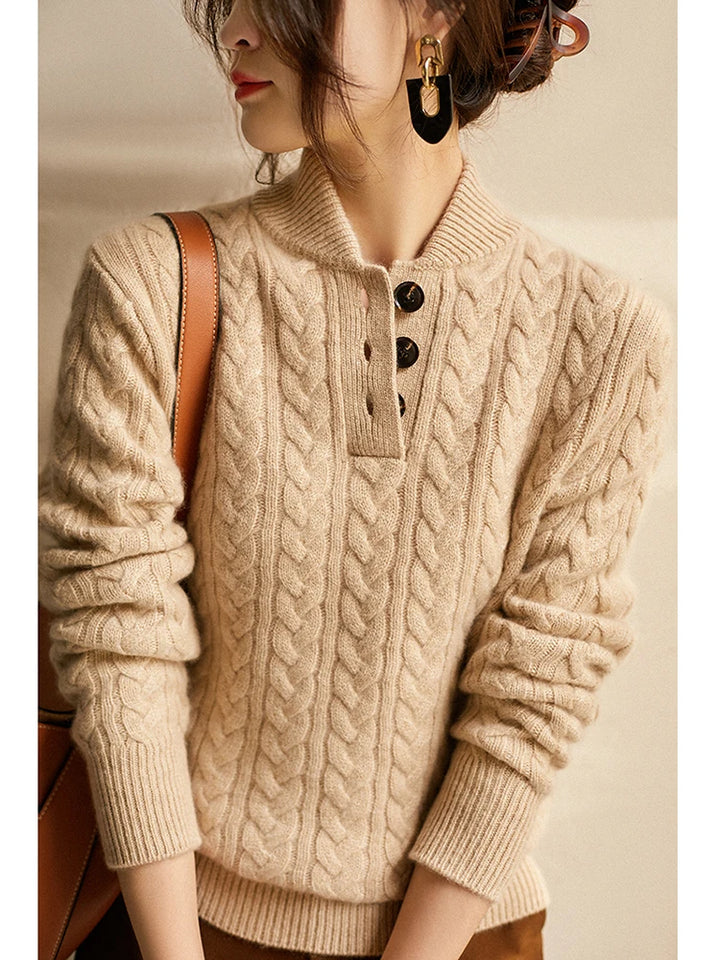 Perach – Eleganter Strickpullover mit Stehkragen