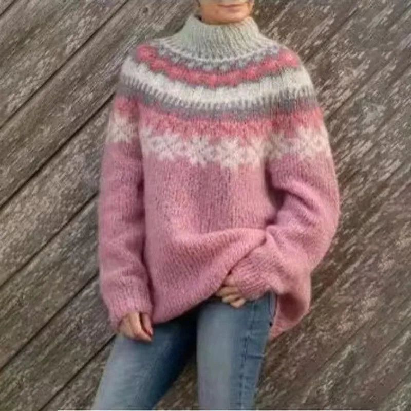 MODA | Damen-Colorblock-Pullover