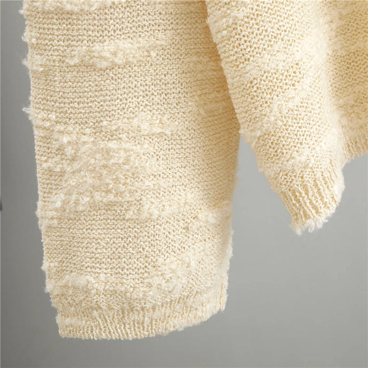 Liesl | Lockerer Strickpulli mit Runde Hals für Froue