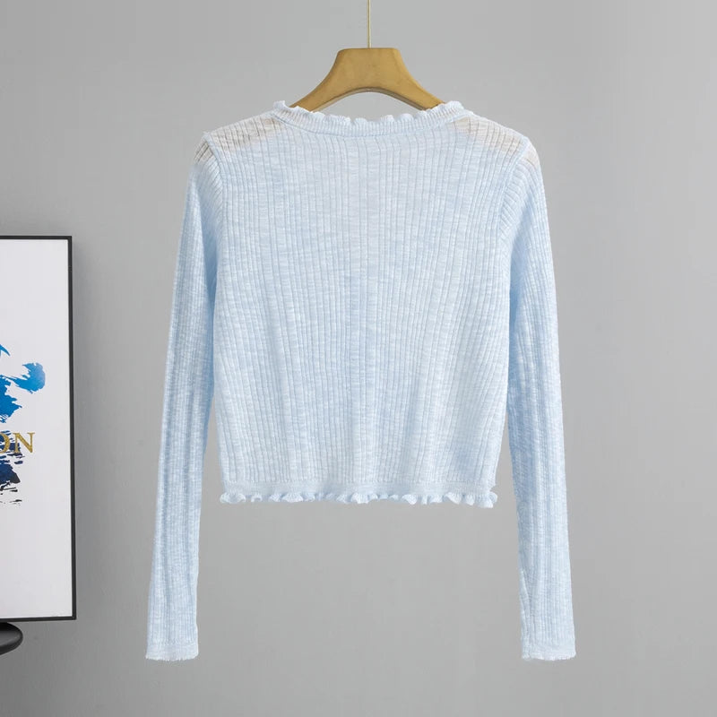 Margrit | Leichts Sommer-Cardigan mit V-Ausschnitt für Froue