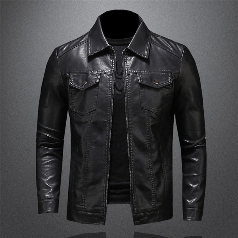 Antonio | Stilvolle Jacke aus veganem Leder