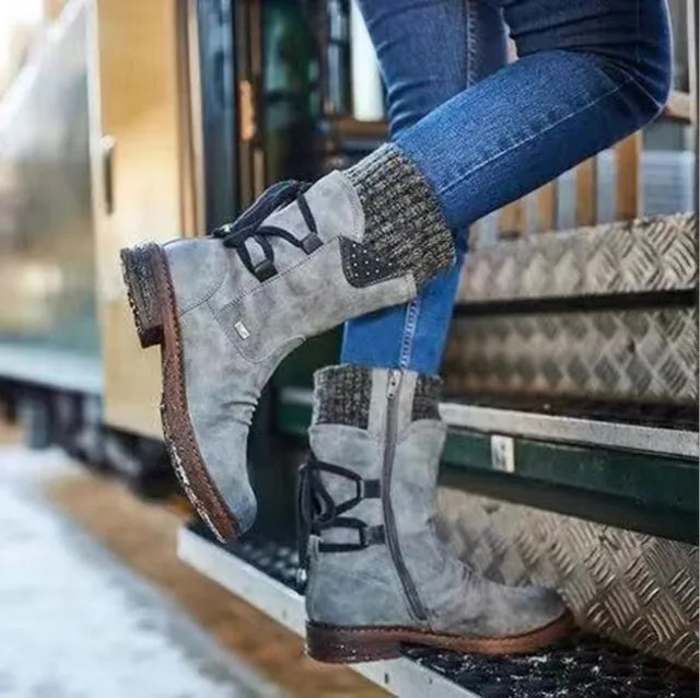 Julia – Woll-Winterstiefel mit orthopädischer Unterstützung für den unteren Rücken (Ausverkauf 2024)