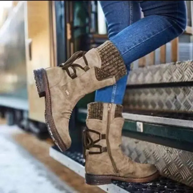 Julia – Woll-Winterstiefel mit orthopädischer Unterstützung für den unteren Rücken (Ausverkauf 2024)
