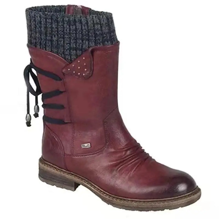 Julia – Woll-Winterstiefel mit orthopädischer Unterstützung für den unteren Rücken (Ausverkauf 2024)