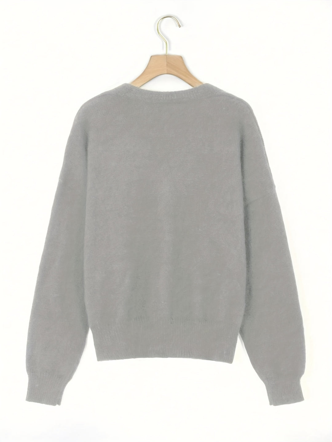 Sorel – Elegante Damen-V-Ausschnitt-Cardigan mit Knopfleiste