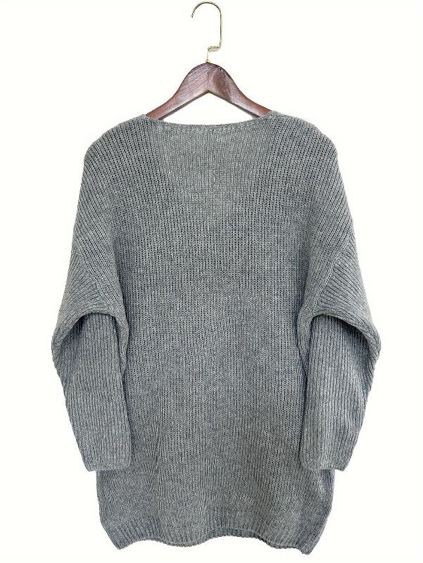 Marivic | Lockerer Pullover mit V-Ausschnitt