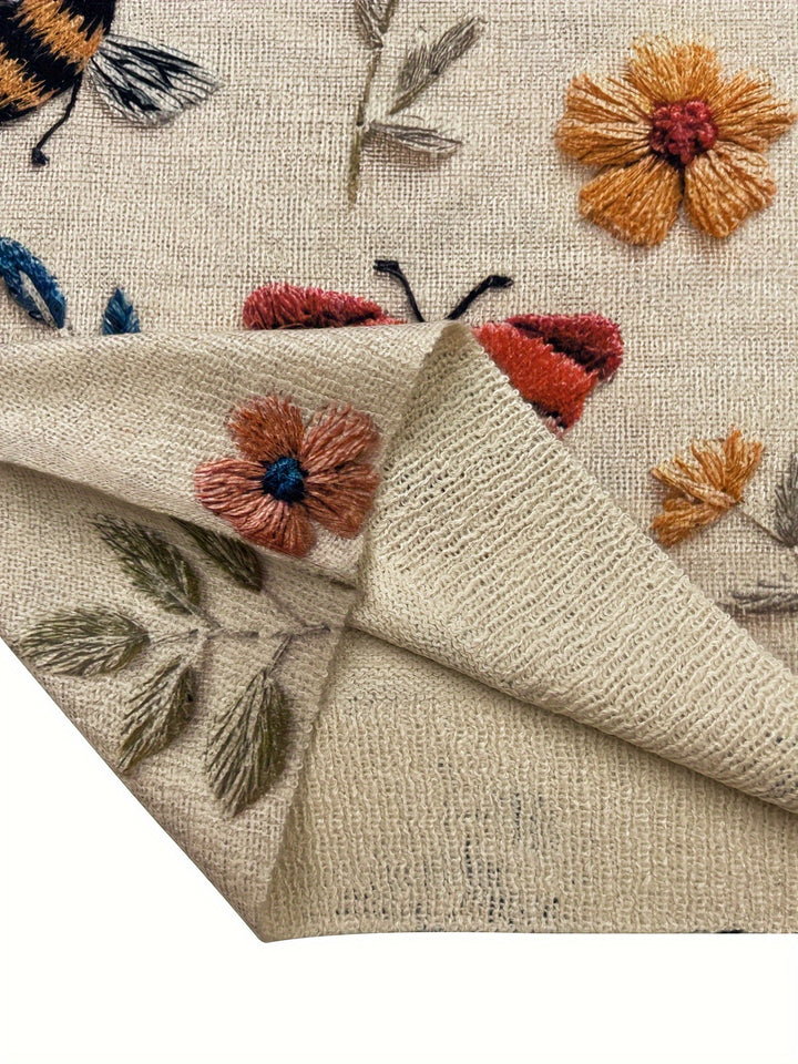 Etta – Lässiger Pullover mit floraler Insektenoptik
