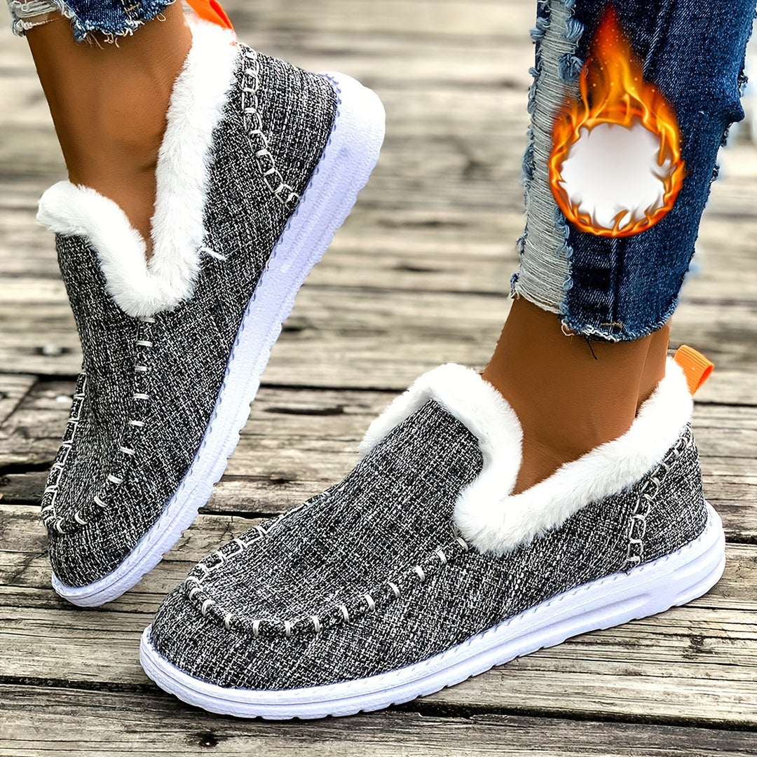 Enea – Kuschelige Winter-Sneakers im Slip-On-Stil mit Plüschfutter
