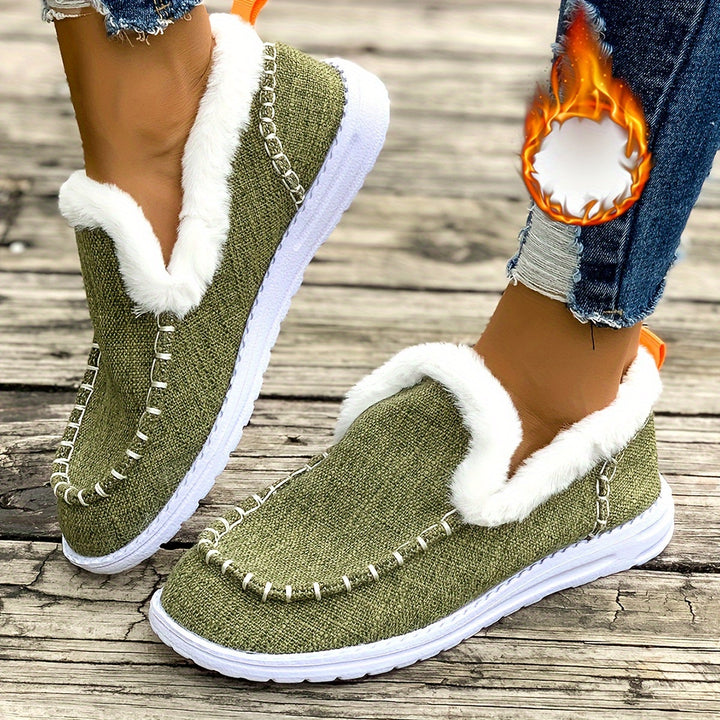 Enea – Kuschelige Winter-Sneakers im Slip-On-Stil mit Plüschfutter