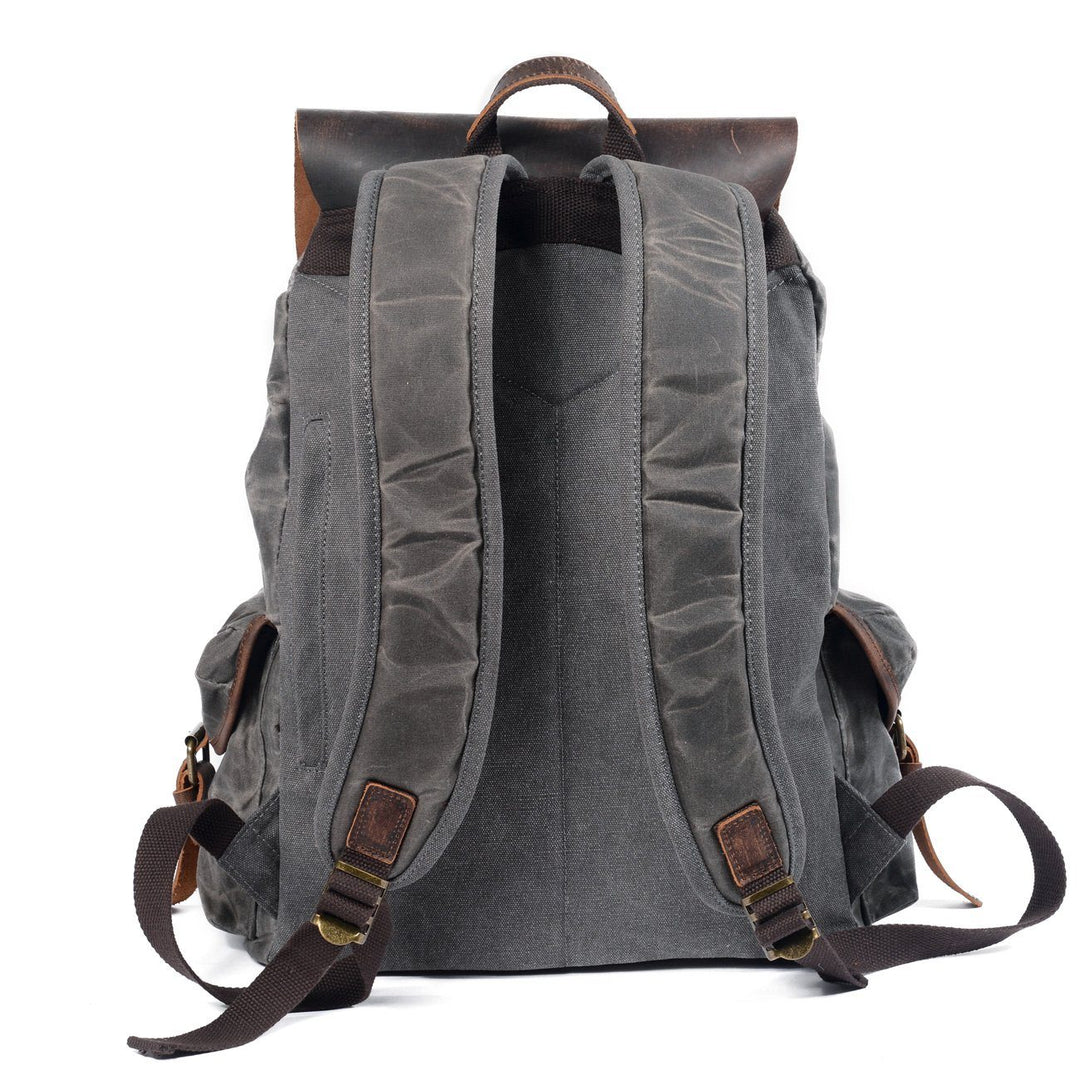 Jonas | Canvas-Veganer Lederrucksack