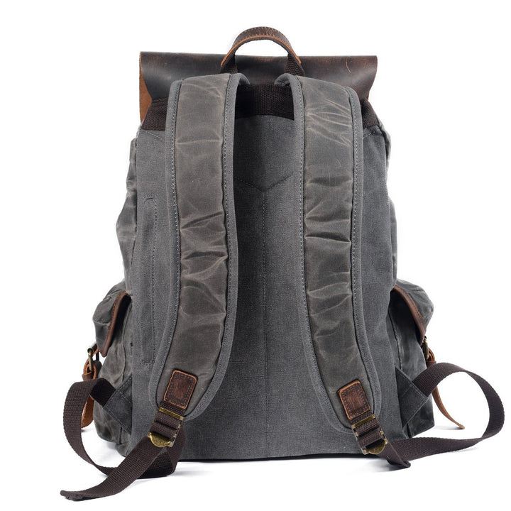 Jonas | Canvas-Veganer Lederrucksack