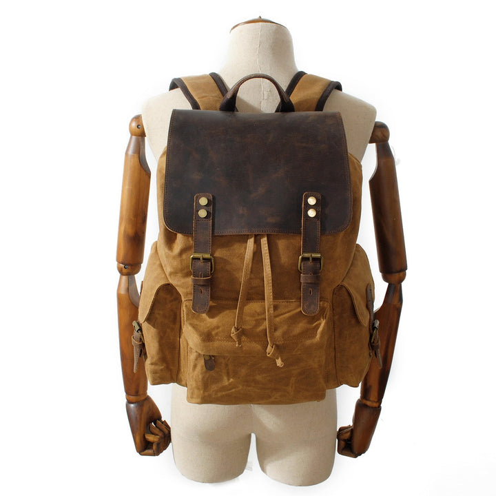 Noah | Rucksack aus gewachstem Canvas