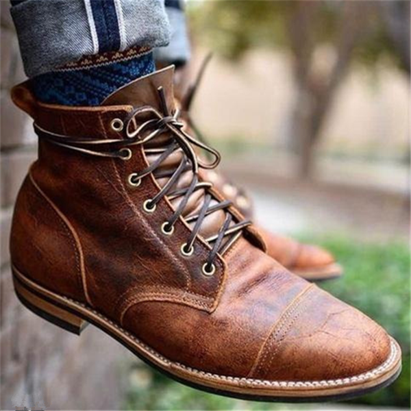 Jason – Robuste Veganer Lederstiefel für Herren
