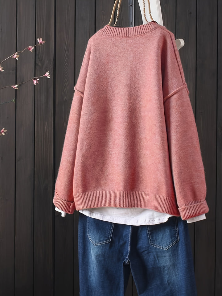 Estelle – Eleganter Langarm-Cardigan für Damen
