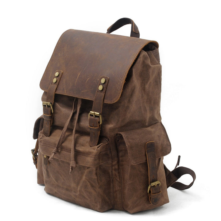 Noah | Rucksack aus gewachstem Canvas