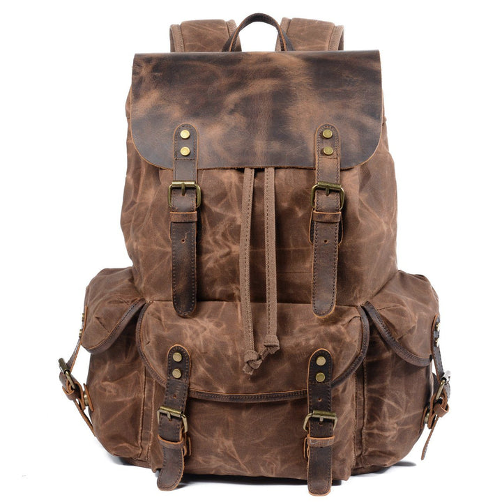 Jonas | Canvas-Veganer Lederrucksack