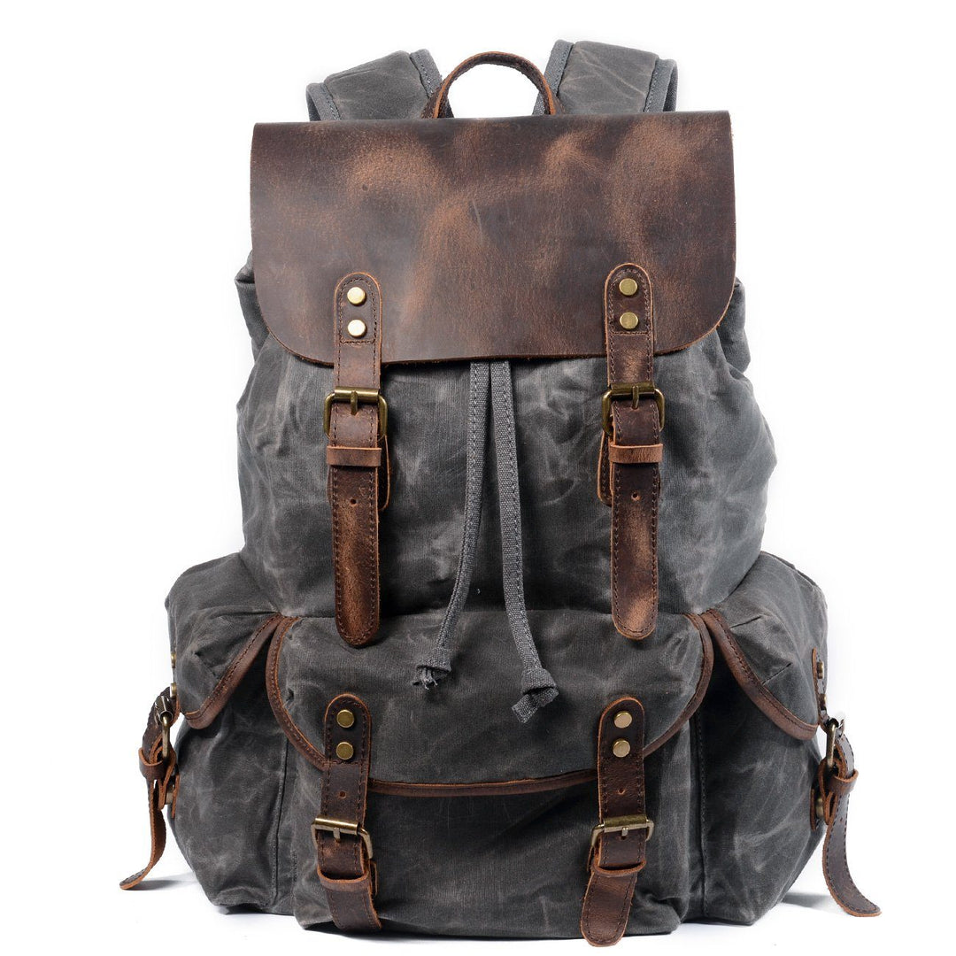 Jonas | Canvas-Veganer Lederrucksack
