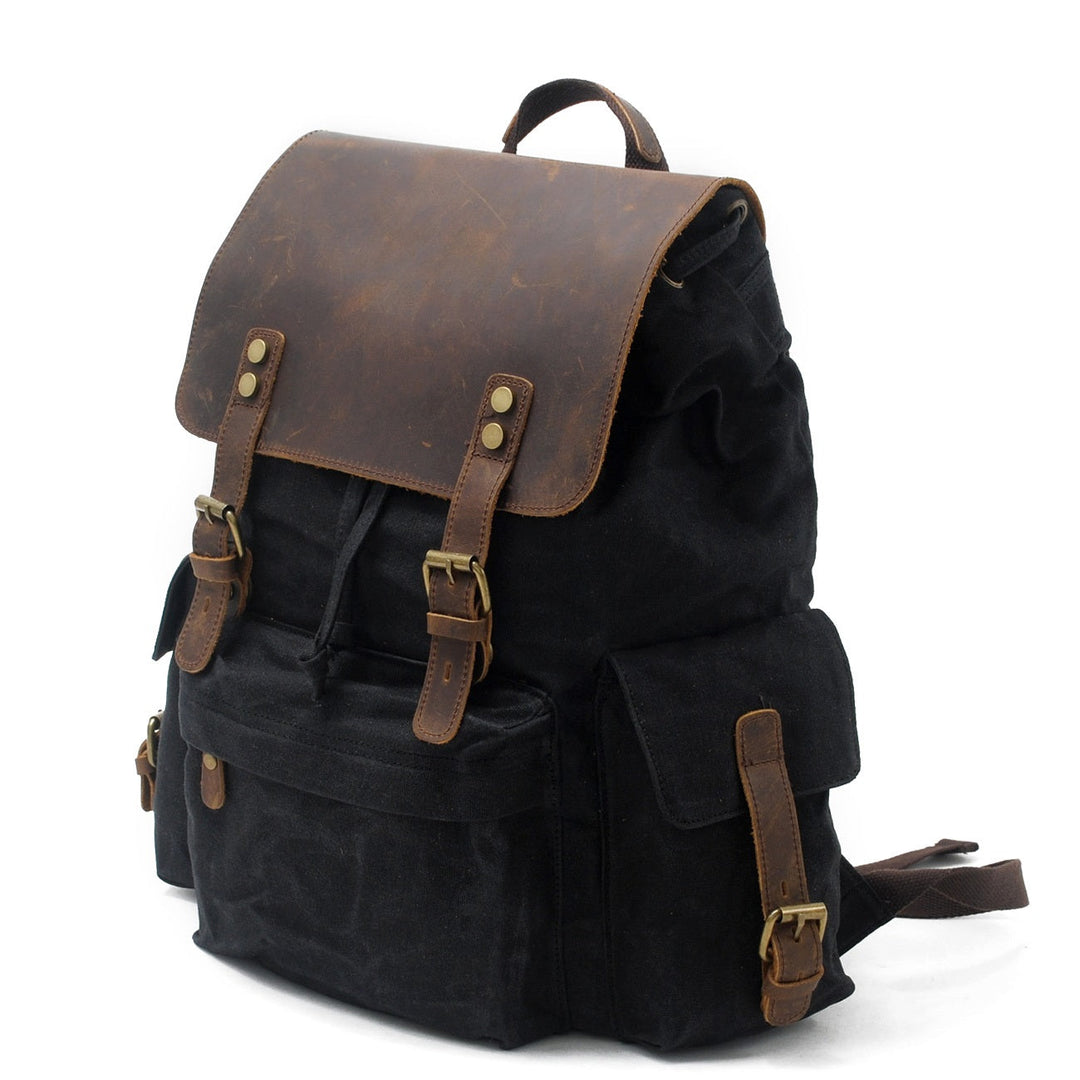 Noah | Rucksack aus gewachstem Canvas