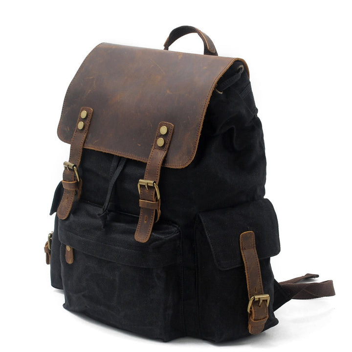 Noah | Rucksack aus gewachstem Canvas