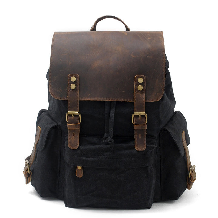 Noah | Rucksack aus gewachstem Canvas