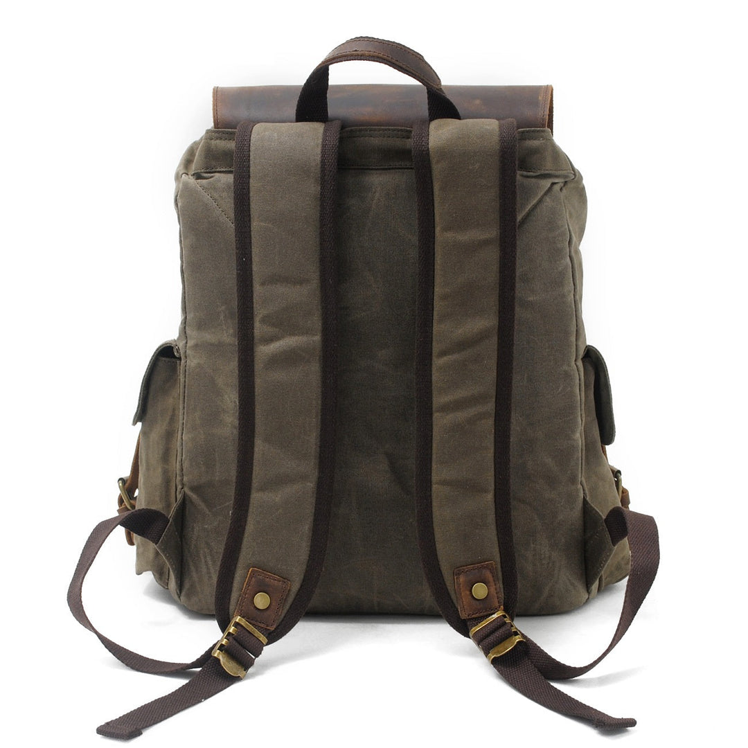 Noah | Rucksack aus gewachstem Canvas