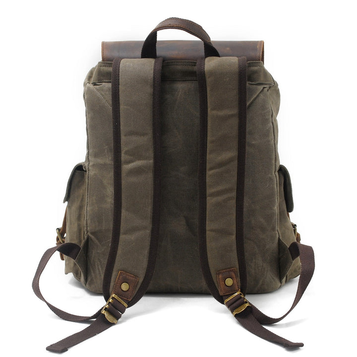 Noah | Rucksack aus gewachstem Canvas