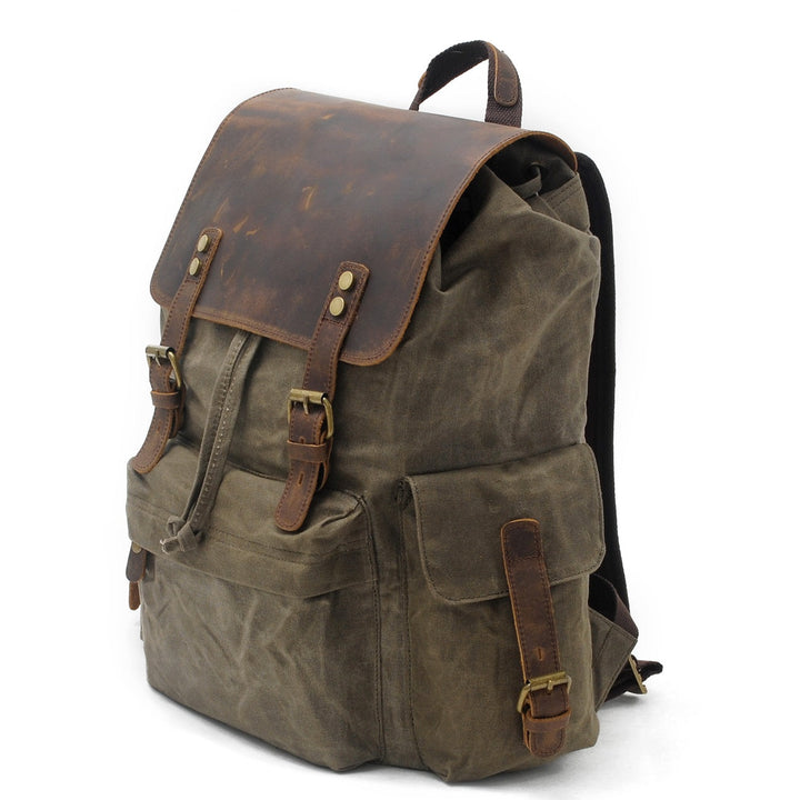 Noah | Rucksack aus gewachstem Canvas