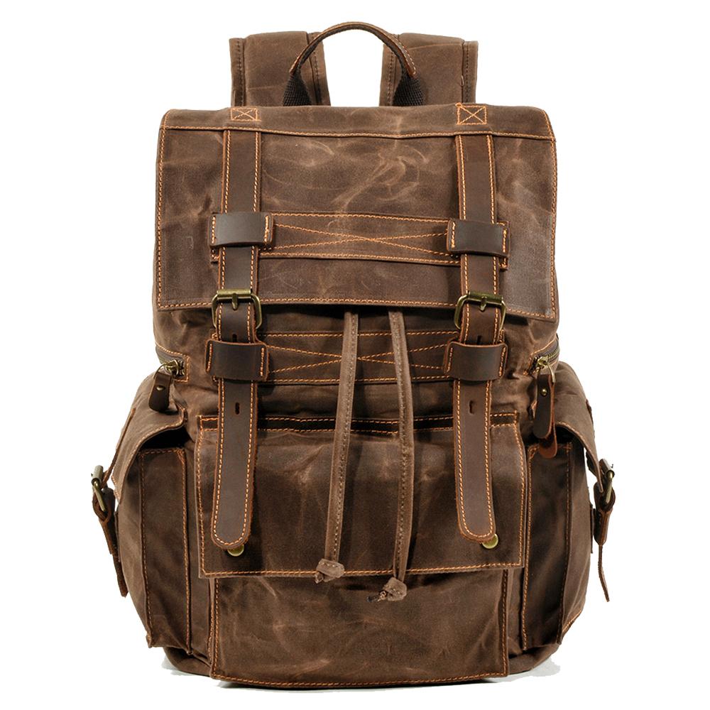 Leon | Canvas-Rucksack mit Kordelzug