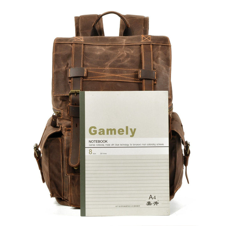 Leon | Canvas-Rucksack mit Kordelzug