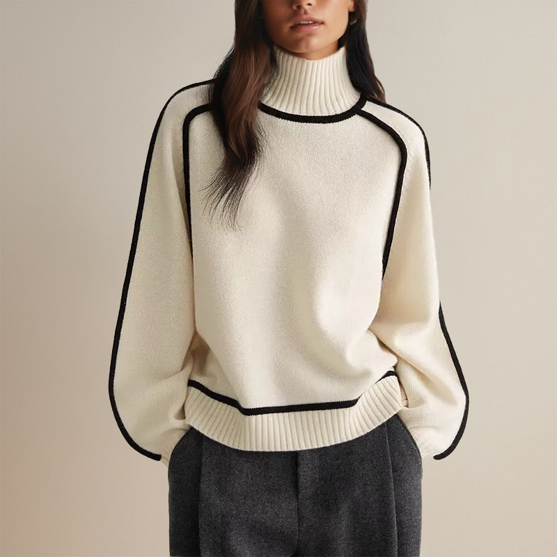 ÉMILIE | WEICHER ROLLKRAGENPULLOVER