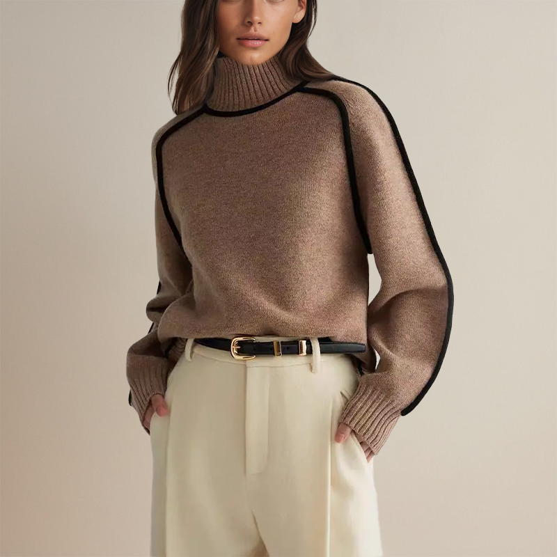 ÉMILIE | WEICHER ROLLKRAGENPULLOVER