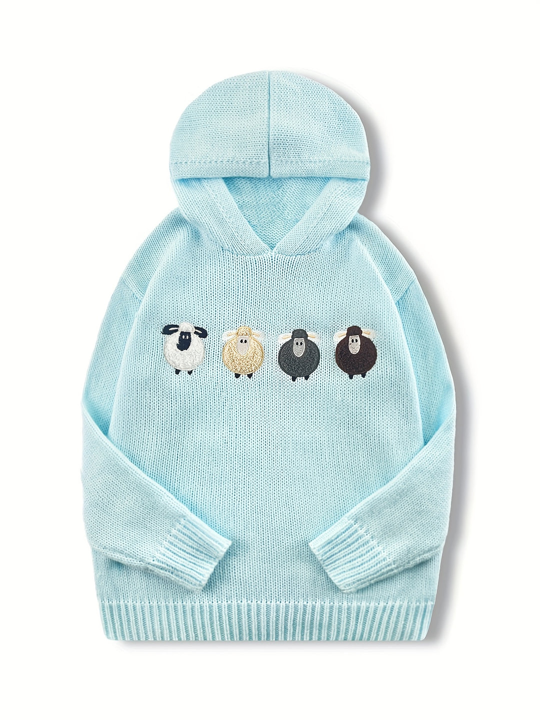 Elowen – Gemütlicher Hoodie mit Farbstreifen & Stickerei