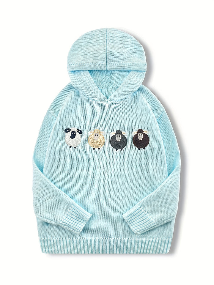 Elowen – Gemütlicher Hoodie mit Farbstreifen & Stickerei