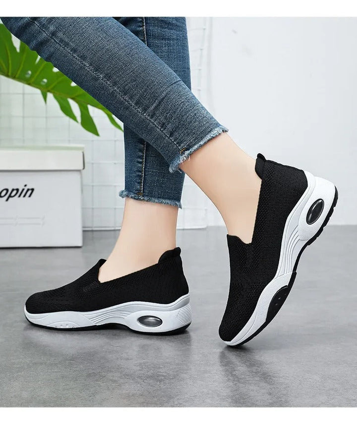 Gitte™ - Orthopädische, atmungsaktive Slip-On-Sneaker aus Strick