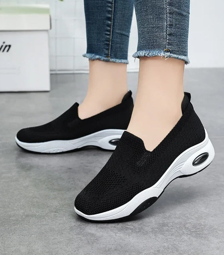 Gitte™ - Orthopädische, atmungsaktive Slip-On-Sneaker aus Strick