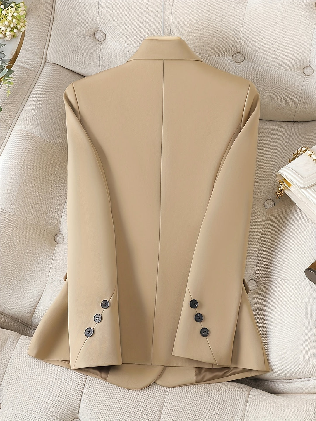 Linnea – Eleganter Blazer mit Reverskragen und Knopfleiste