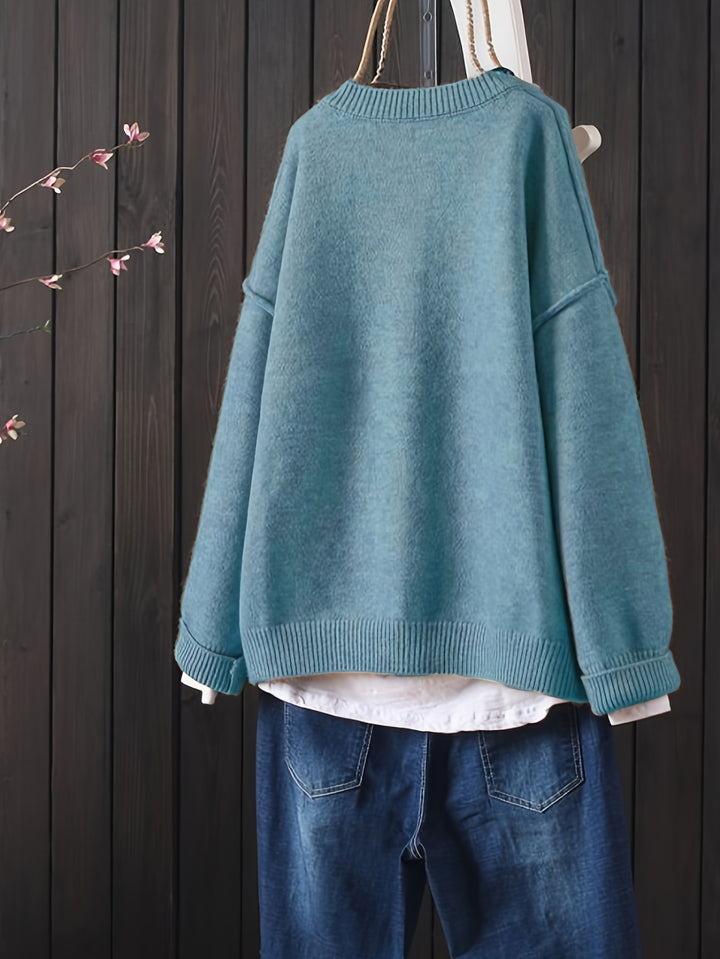 Estelle – Eleganter Langarm-Cardigan für Damen