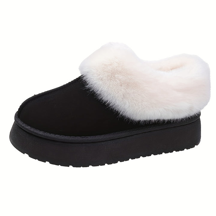 Fiorella – Plüschgefütterte Schneestiefel in Preppy-Optik