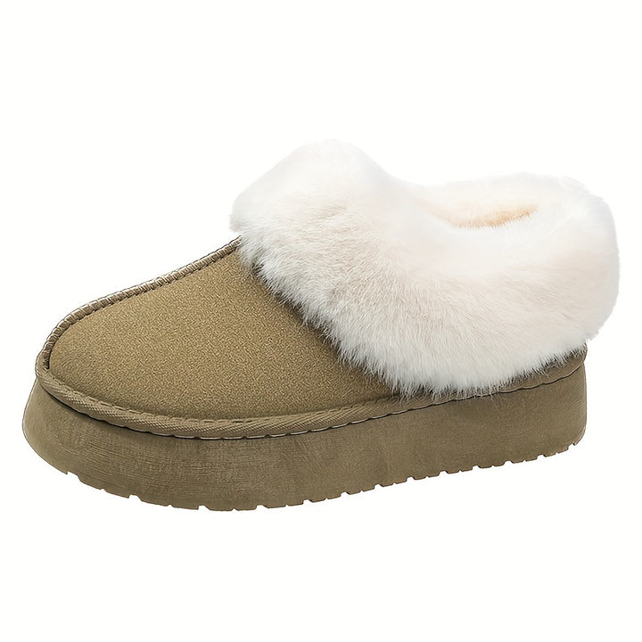 Fiorella – Plüschgefütterte Schneestiefel in Preppy-Optik