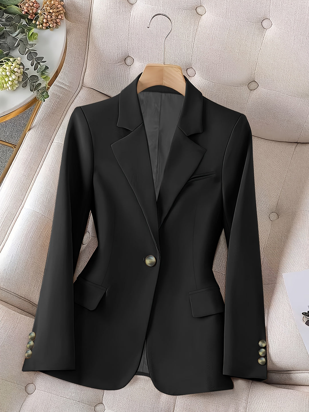 Saskia – Elegante Damen-Bürojacke mit Reverskragen