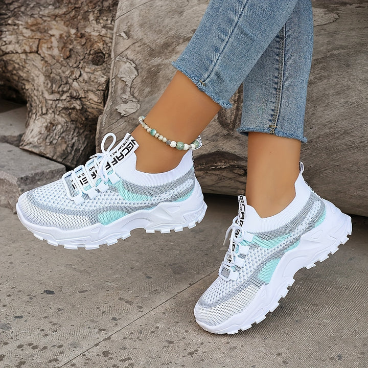 Guida – Damen Sneakers aus atmungsaktivem Strickgewebe