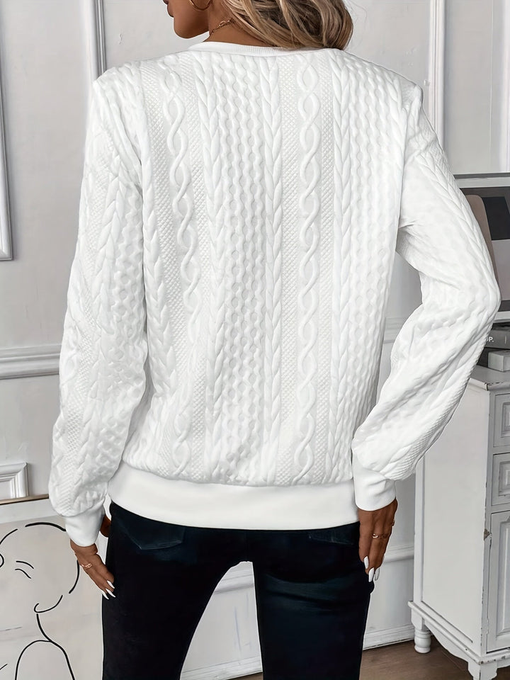 Romy | Eleganter Pullover mit Reißverschluss